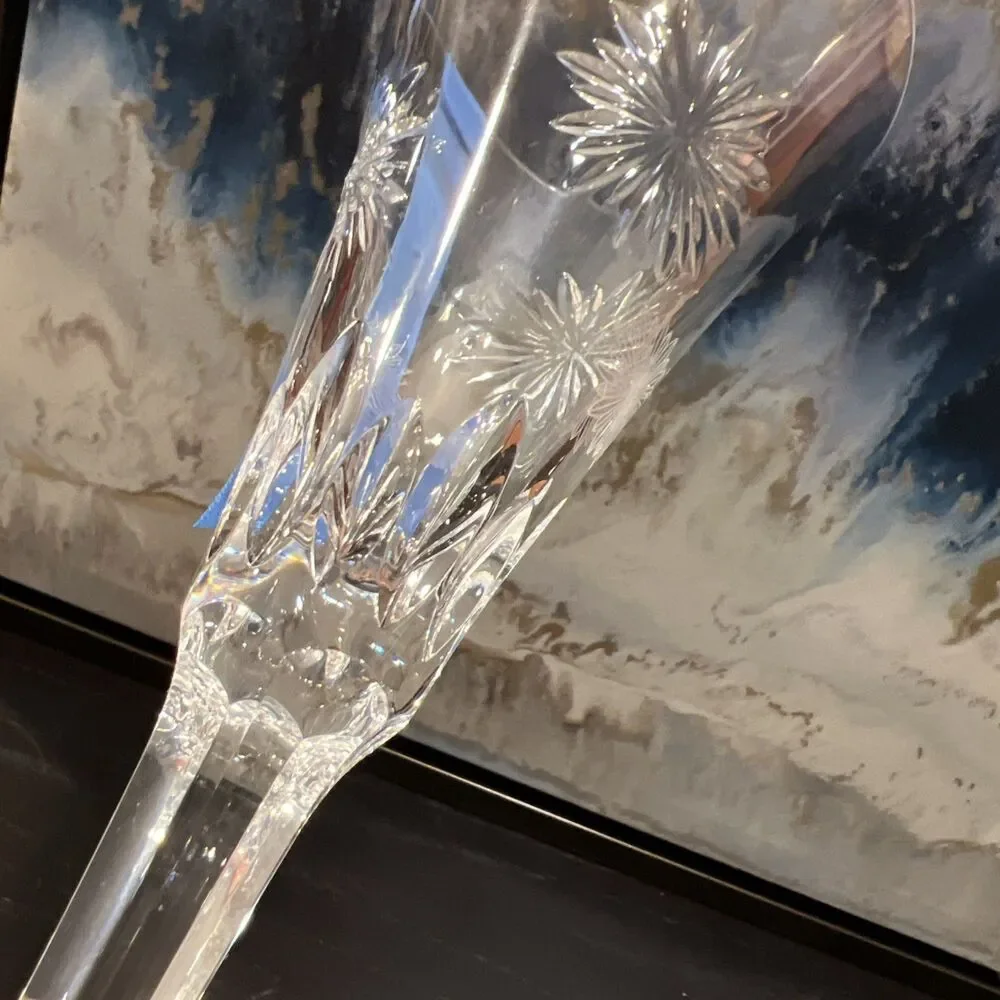 Waterford Crystal Snowflake Wishes 2013 Third Edition Goodwill Flute/ See Detail
